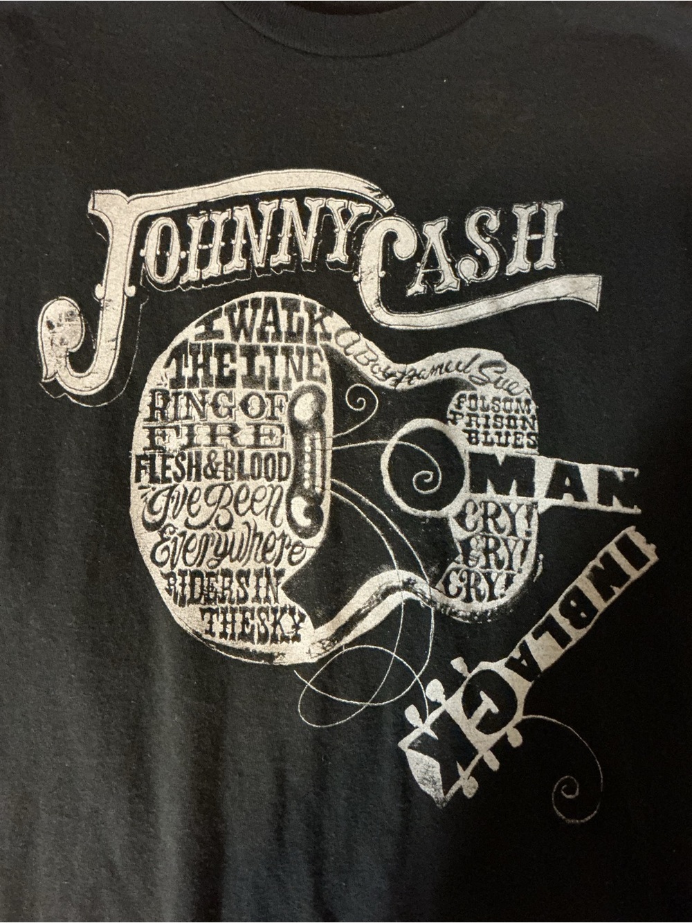 Black Graphic Tee - Band Shirt
